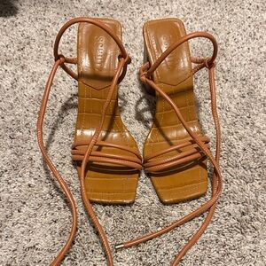 Schutz strappy heels